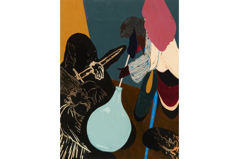 Kenichi Hoshine Hollis Taggart Gallery Solo Exhibition "Kenichi Hoshine: The Magician and The Thief" Paintings Wood Panels 