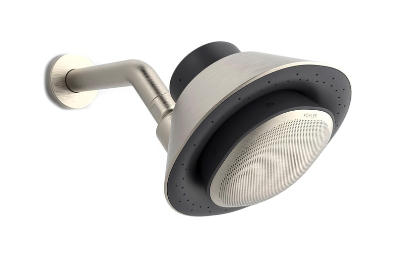 Kohler Moxie Showerhead and Smart Speaker Info amazon alexa speakers home industrial design music sounds 