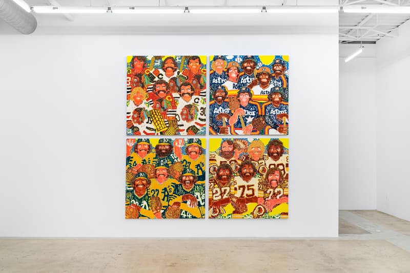 Koichi Sato & Susumu Kamijo Duo "Nobunaga" Exhibition Bill Brady Gallery Miami Paintings Poodles Basketball