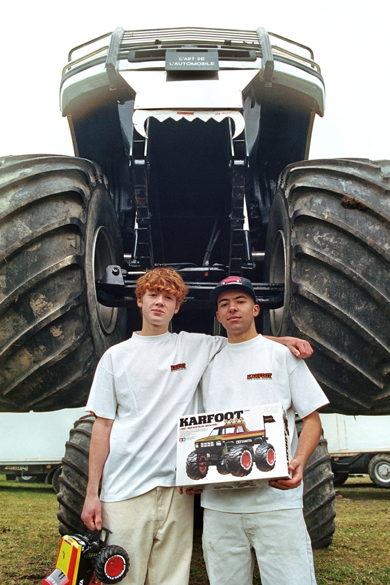 TAMIYA x L'Art de l'Automobile Monster Truck Collaboration karfoot rc car toy remote control tee shirts paris fashion week pfw release