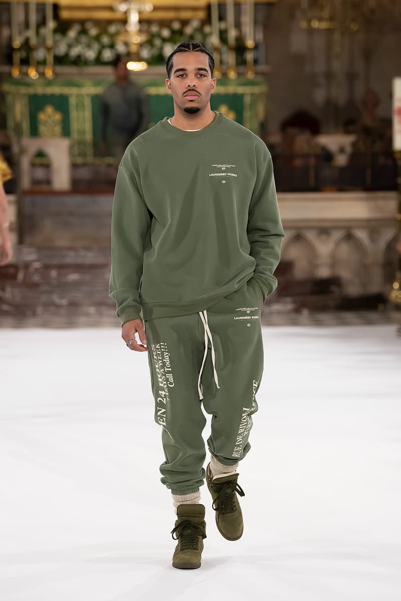 LAUNDERED WORKS CORP. FW20 Collection Paris Fashion Week fall/winter 2020 offset migos runway collection