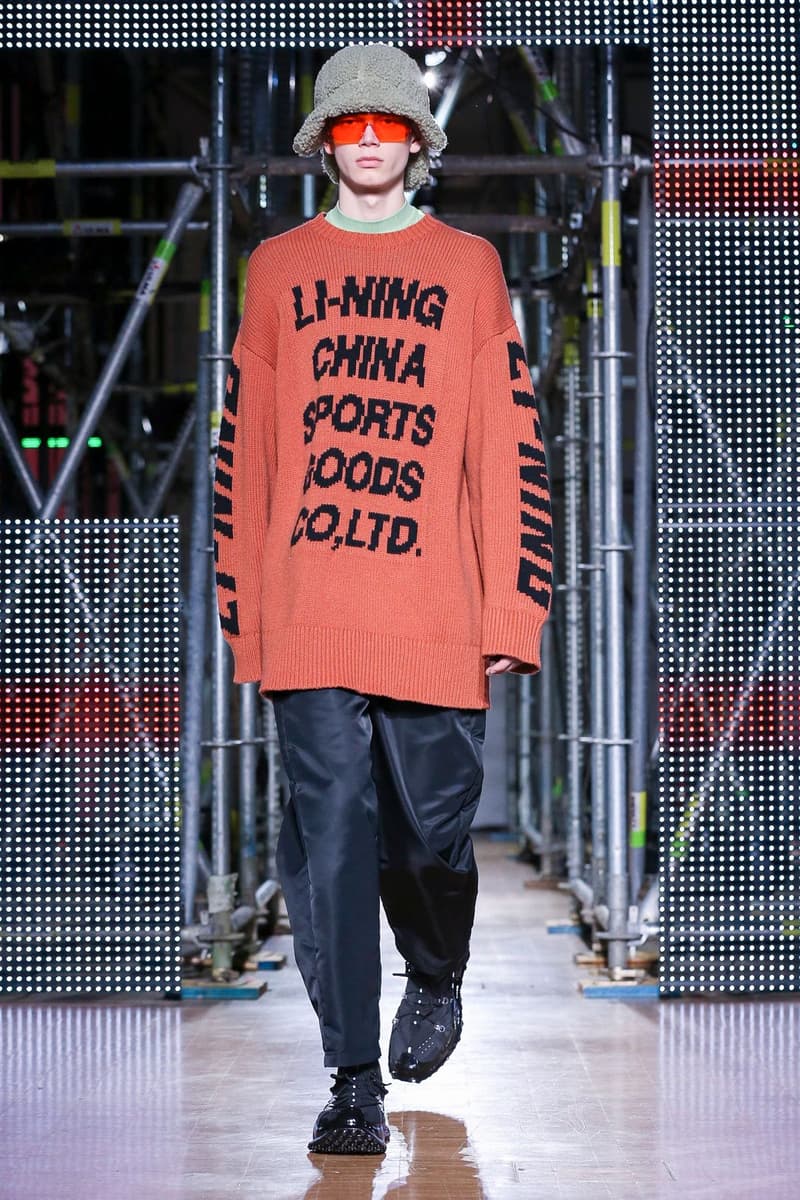 li ning menswear collection jackie chan dwyane wade paris fashion week