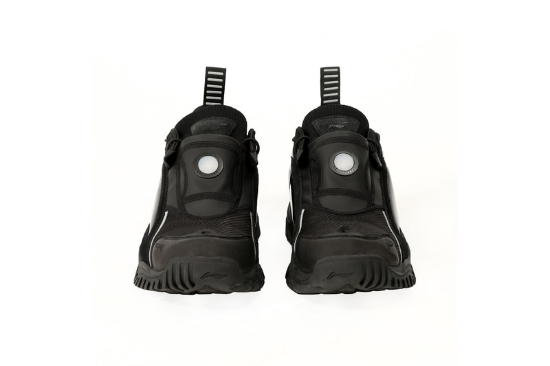 Random Identities Li-Ning LED system Aurora 2020 cycling berlin club scene nightlife blacked out monochrome brown black chinese sportswear Athens olympics remold footwear