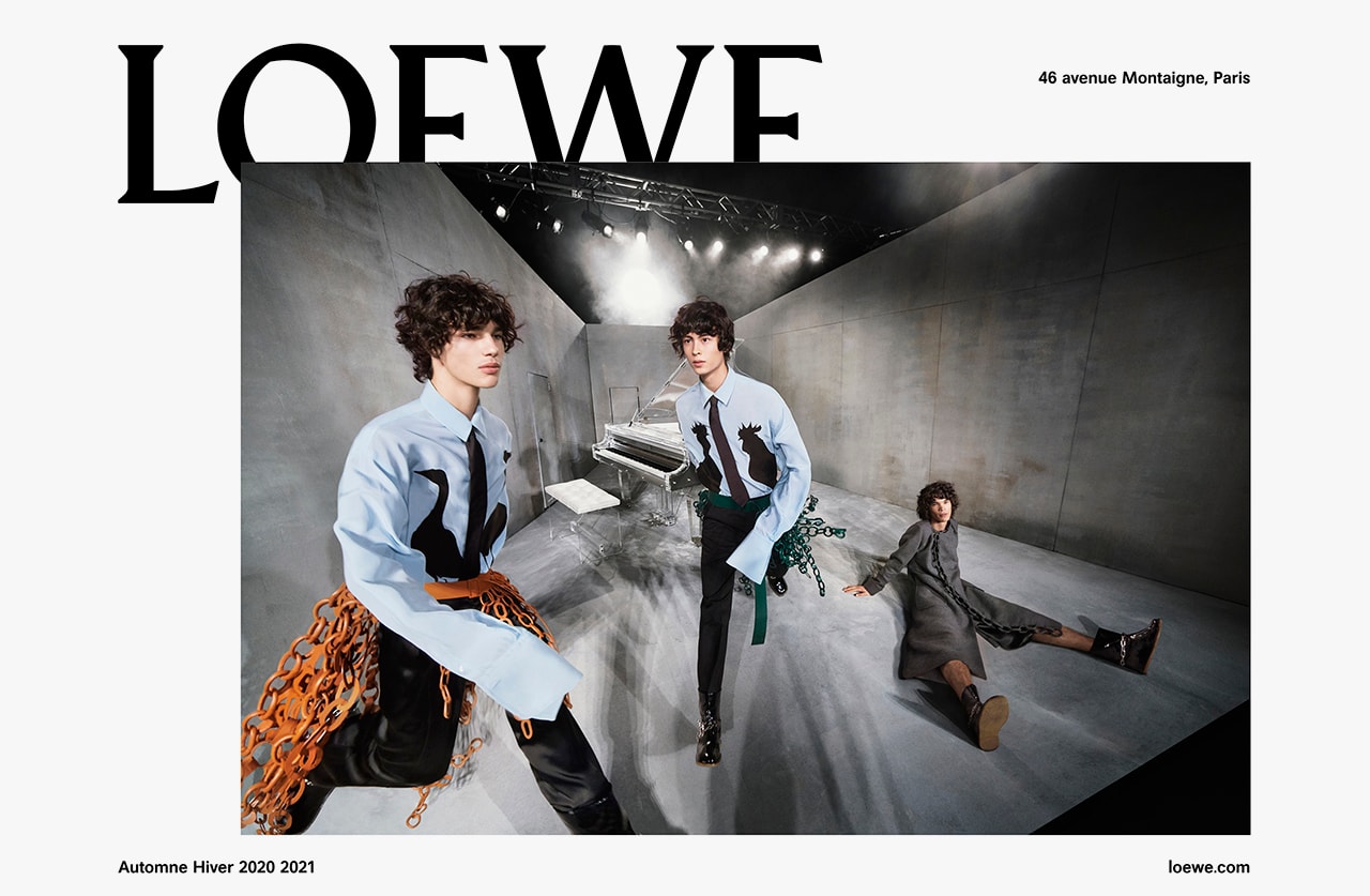 LOEWE Fall/Winter 2020 Menswear Campaign Shot by Steven Meisel First Look Teaser U.S. Female American Football Player Star Megan Rapinoe Soccer Puzzle Bag Jonathan Anderson Concept of truth in the face of distortion