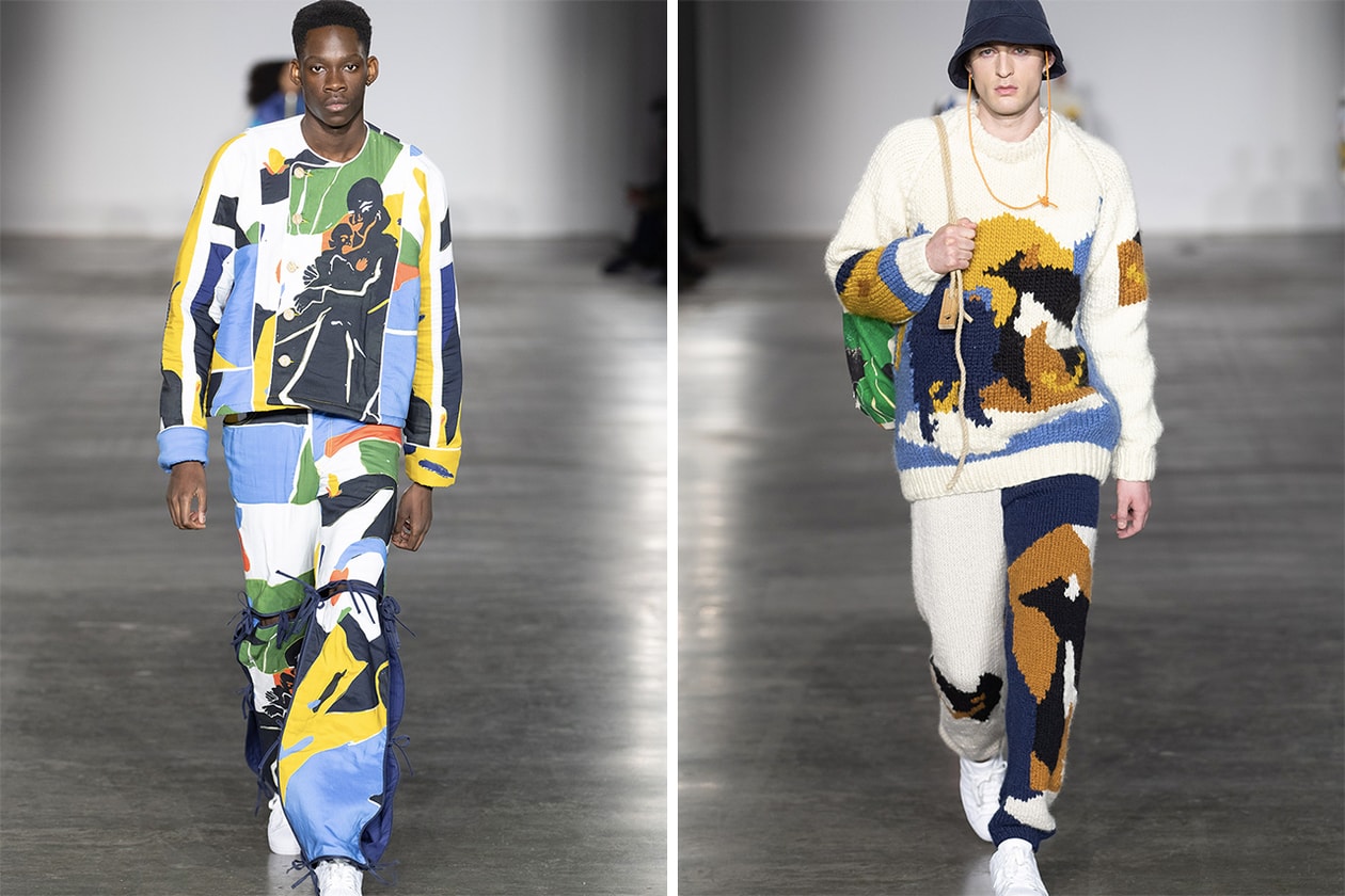 london fashion week mens fall winter 2020 best shows collections bethany williams eastwood danso robyn lynch bianca saunders studio alch alexandra hackett converse adidas superstar pro leather helen kirkum