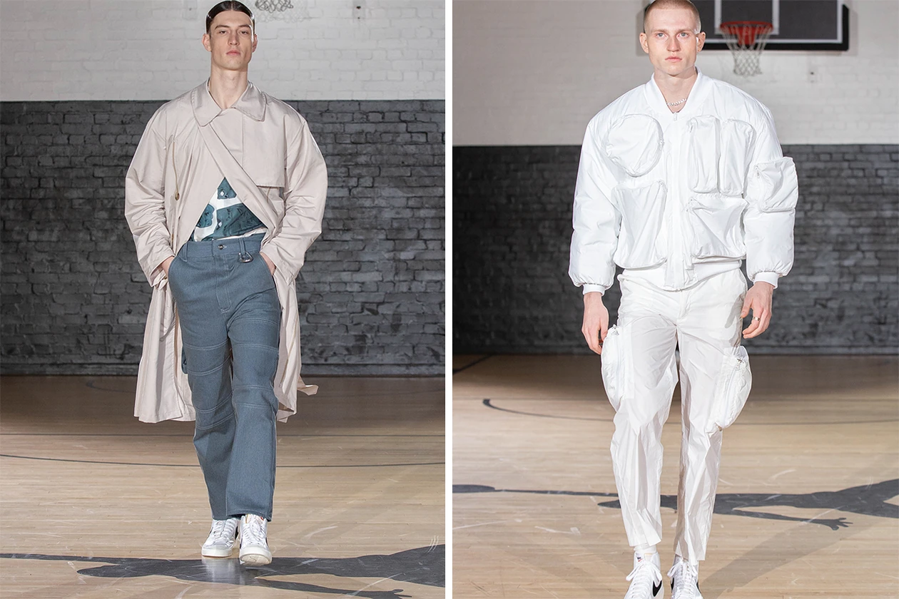 london fashion week mens fall winter 2020 best shows collections bethany williams eastwood danso robyn lynch bianca saunders studio alch alexandra hackett converse adidas superstar pro leather helen kirkum