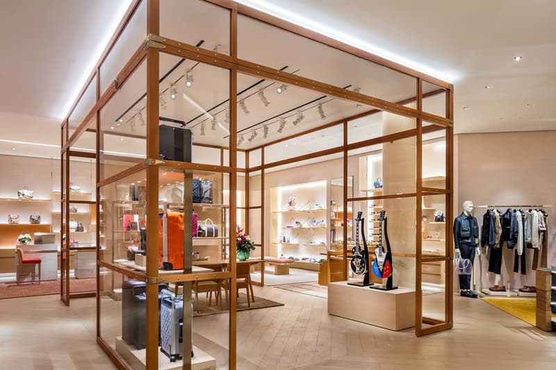 gibson louis vuitton nashville guitars store opening reopening collaboration release music trunk live performance space