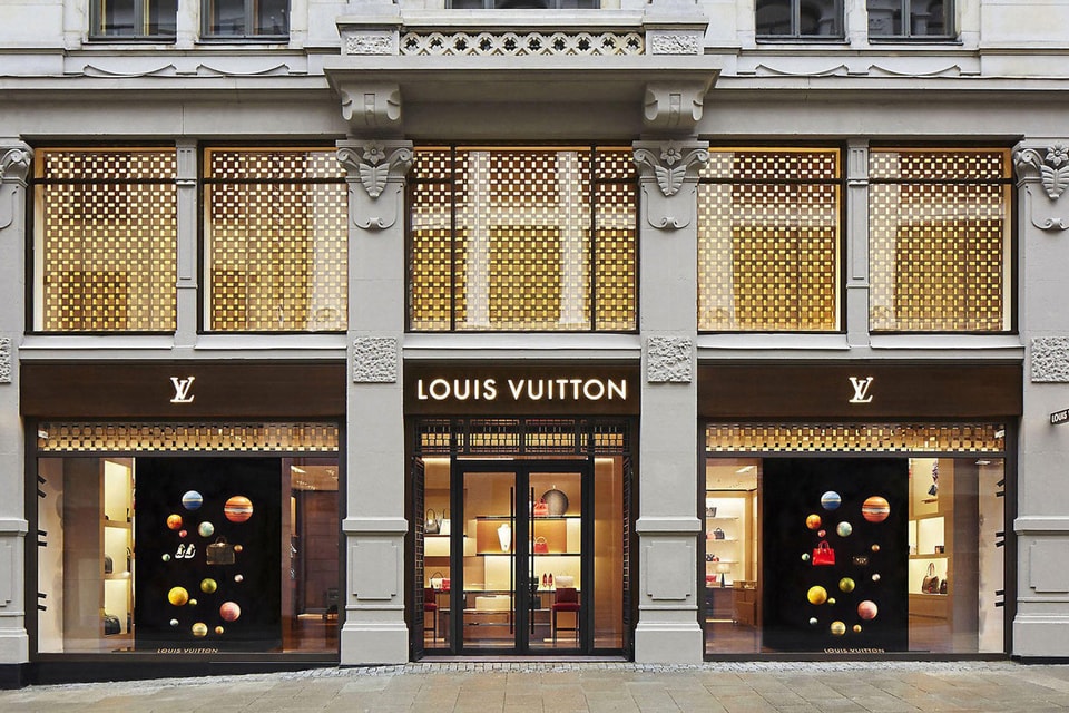 Louis Vuitton ornate display at The Avenues shopping mall in