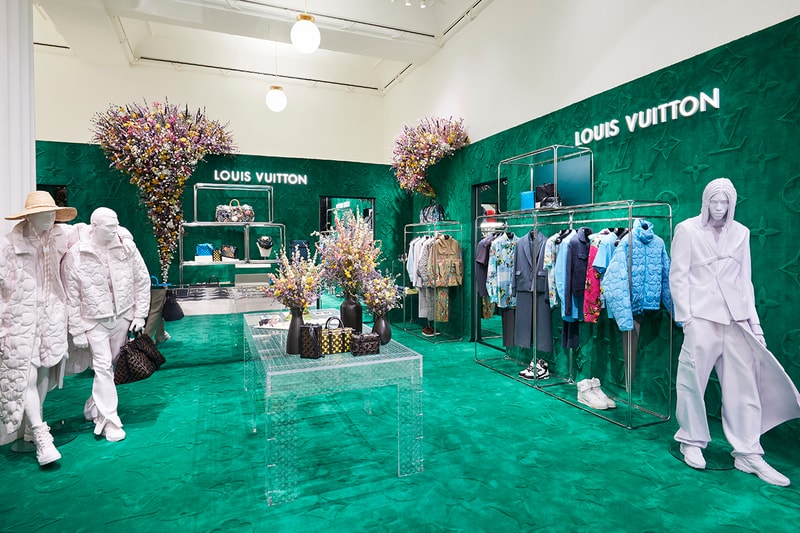 louis vuitton virgil abloh spring summer 2020 pop up release information keepall 50 flowers bag buy cop purchase address opening details