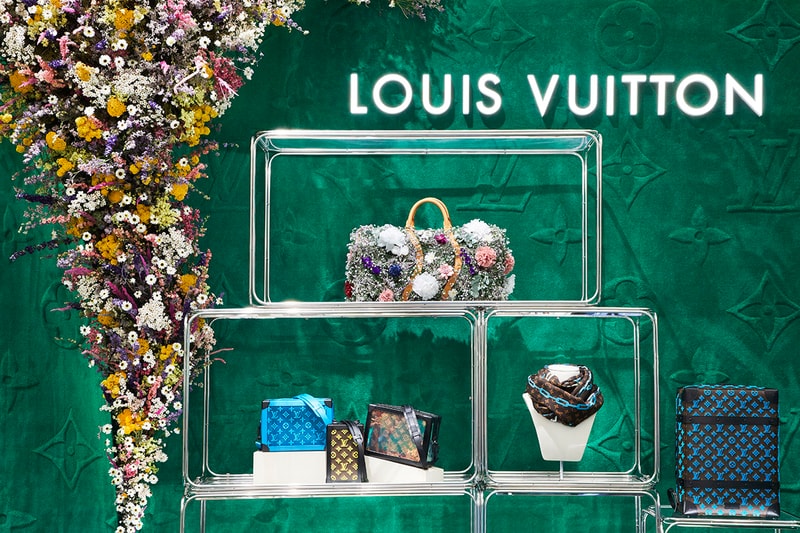 louis vuitton virgil abloh spring summer 2020 pop up release information keepall 50 flowers bag buy cop purchase address opening details