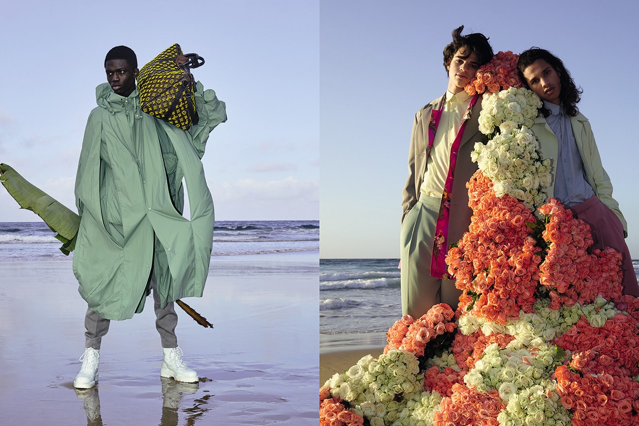 Louis Vuitton unveil flower-filled imagery for SS20 Men's titled Footprint