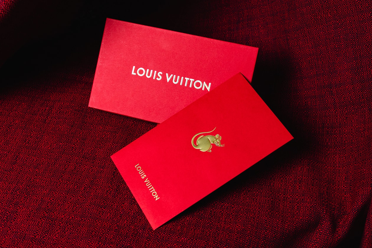 Best Branded Lunar New Year Red Pockets Round-Up year of the rat Louis Vuitton Celine Paul Smith bape Adidas hbx baby milo Burberry clot Chinese new year fendi Gucci nike Rimowa Tiffany and co moma Jollibee Valentino Versace 