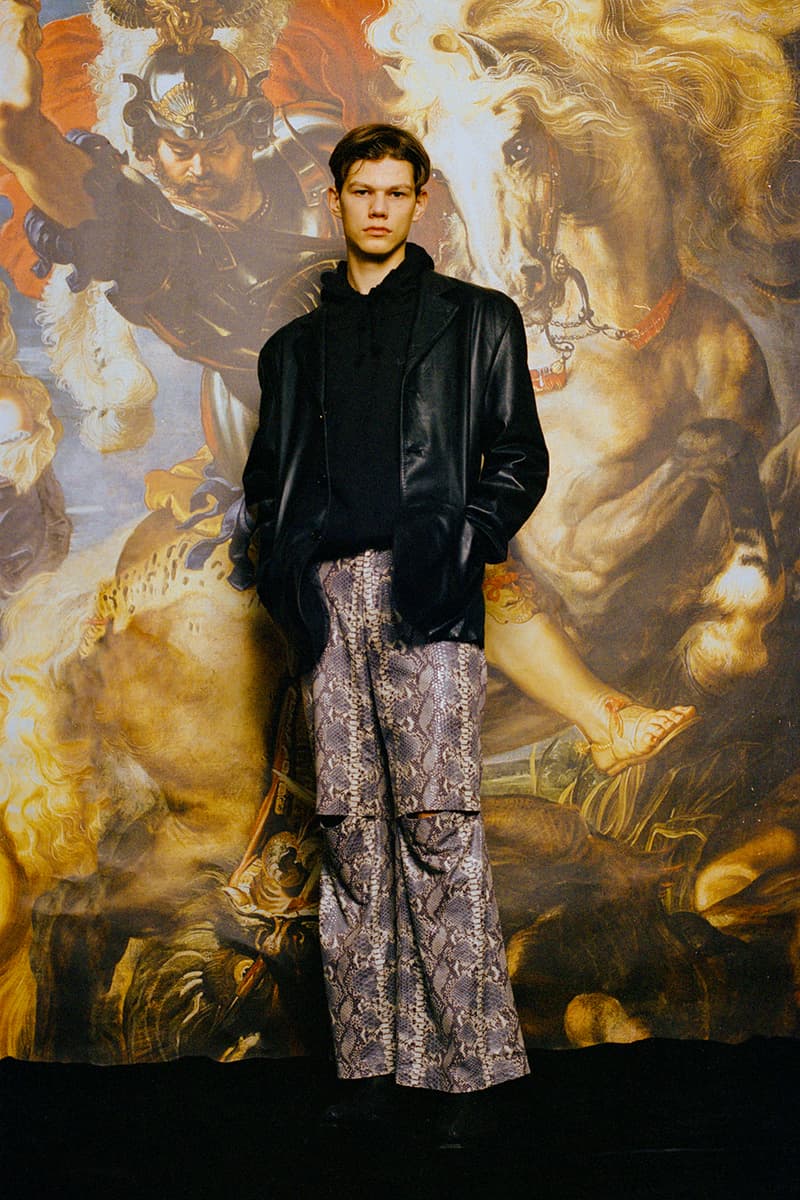 LUSIVE Spring 2020 Lookbook collections animal prints leopard zebra editorial taiwan taipei Xiang Ping xiao snakeskin polyester fiber suits leather suit jackets nylon pant tailoring
