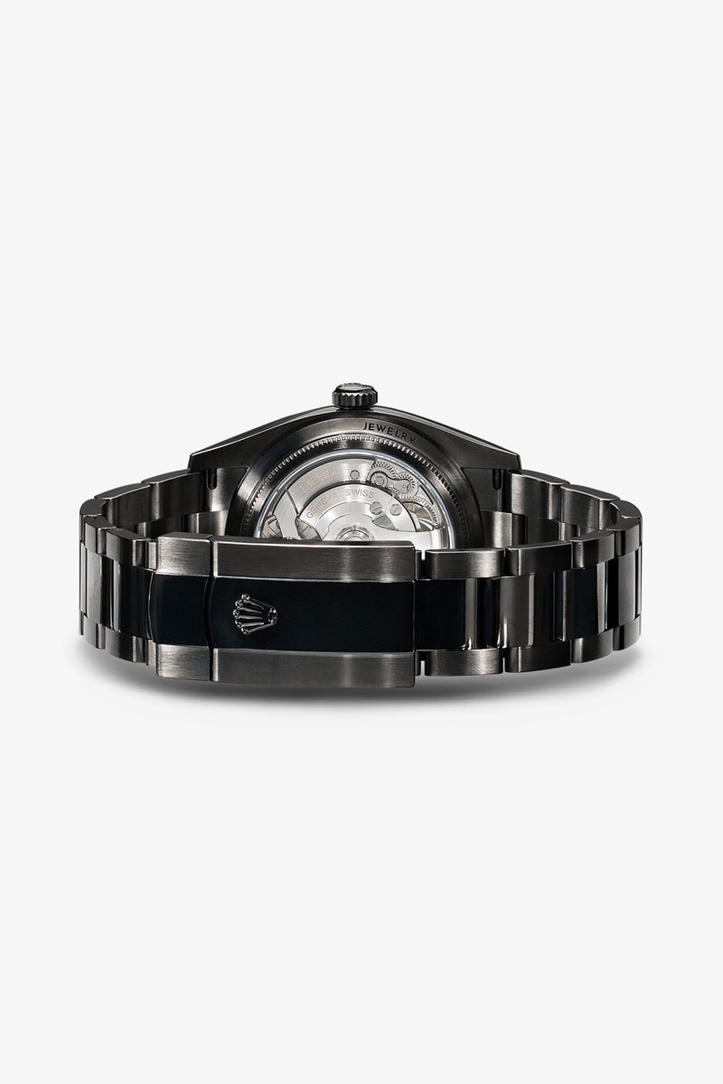 MAD Paris Black Rolex Datejust 36 Sapphire Stainless Steel Watch Release Info black stainless steel drop date price details images where to buy w2c browns oyster perpetual 