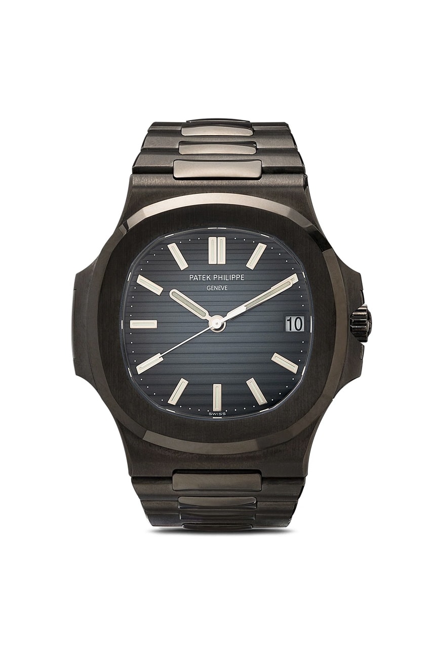 MAD Paris Patek Philippe Nautilus 5980 DLC 5990 Ghost 5711 DLC Browns Menswear Fashion New Releases Watches Timepieces Collectors Items Rare Limited Edition Custom Wristwatch Black Out