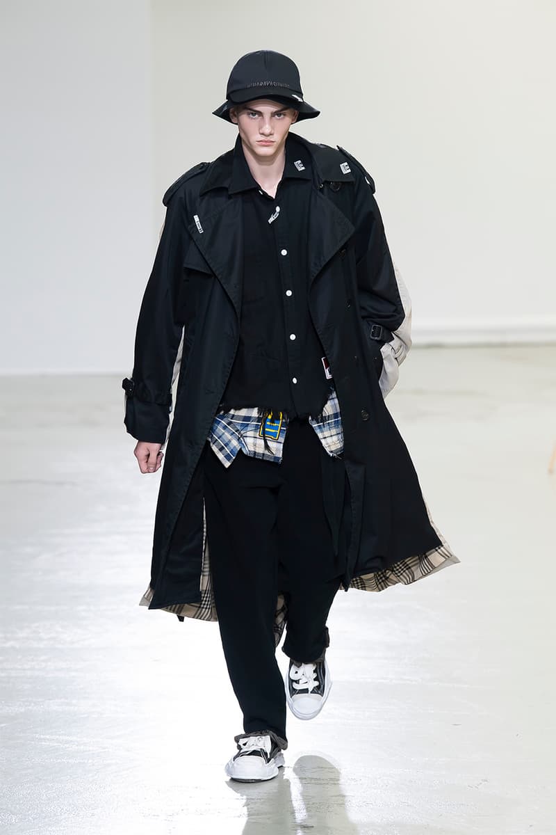 Maison Mihara Yasuhiro FW20 Paris Runway deconstruction 