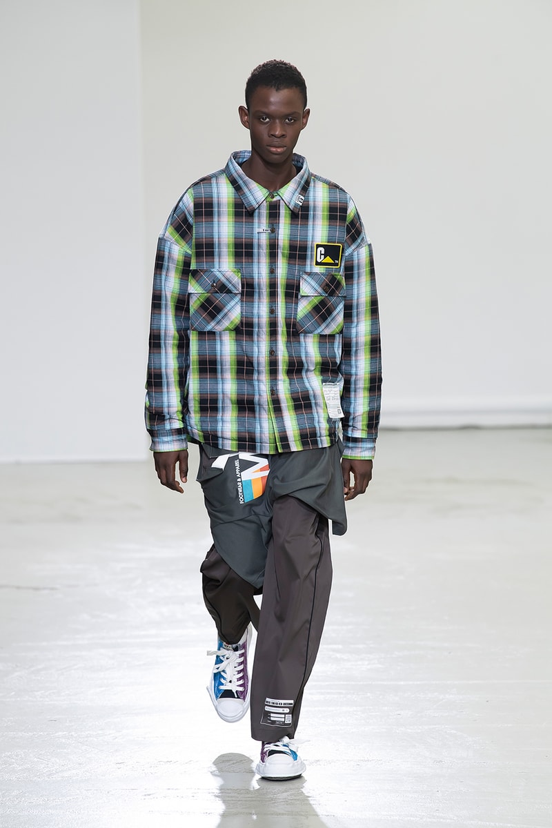 Maison Mihara Yasuhiro FW20 Paris Runway deconstruction 