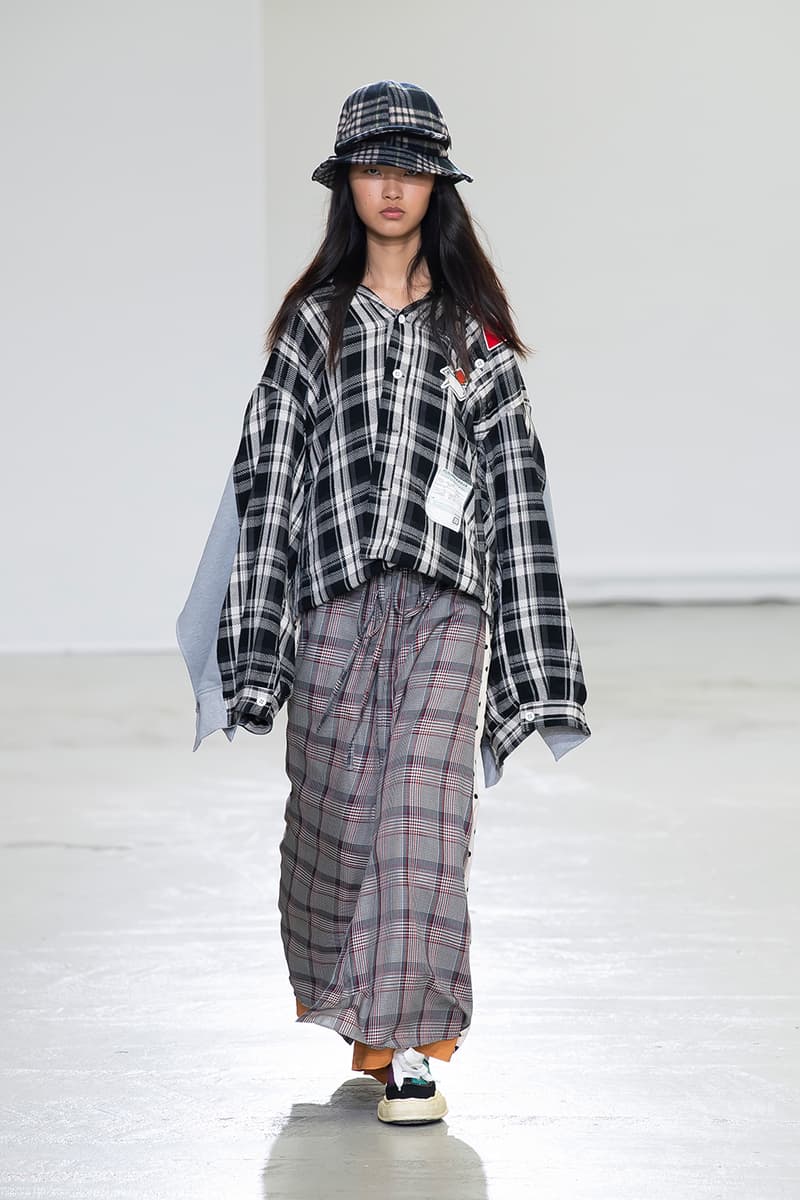 Maison Mihara Yasuhiro FW20 Paris Runway deconstruction 