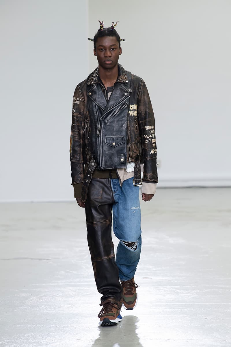 Maison Mihara Yasuhiro FW20 Paris Runway deconstruction 