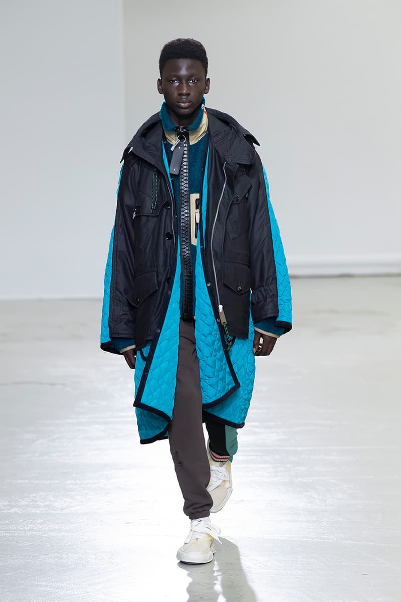 Maison Mihara Yasuhiro FW20 Paris Runway deconstruction 