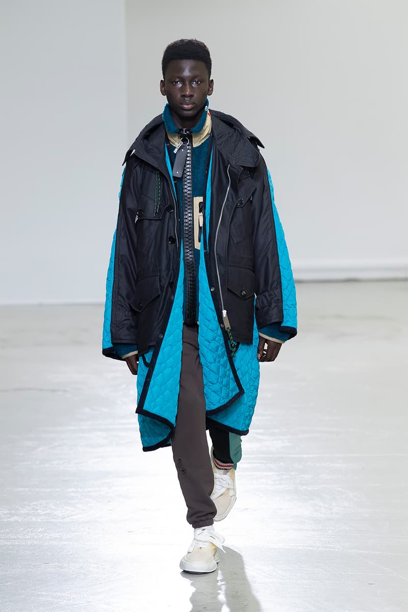 Maison Mihara Yasuhiro FW20 Paris Runway deconstruction