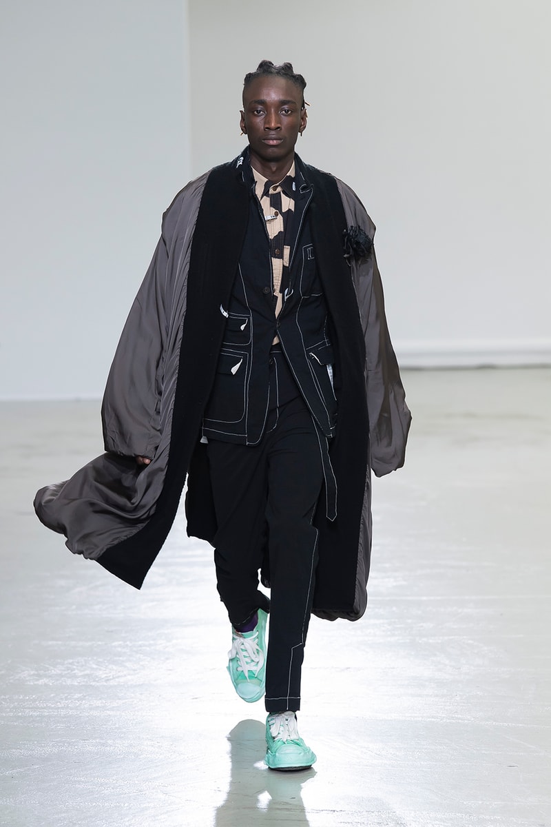 Maison Mihara Yasuhiro FW20 Paris Runway deconstruction 