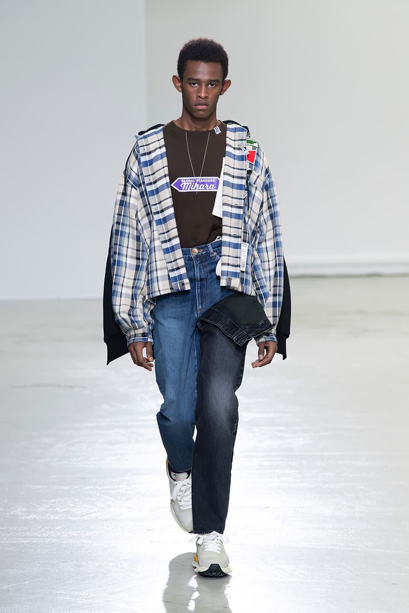 Maison Mihara Yasuhiro FW20 Paris Runway deconstruction