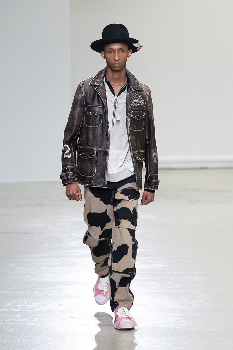 Maison Mihara Yasuhiro FW20 Paris Runway deconstruction