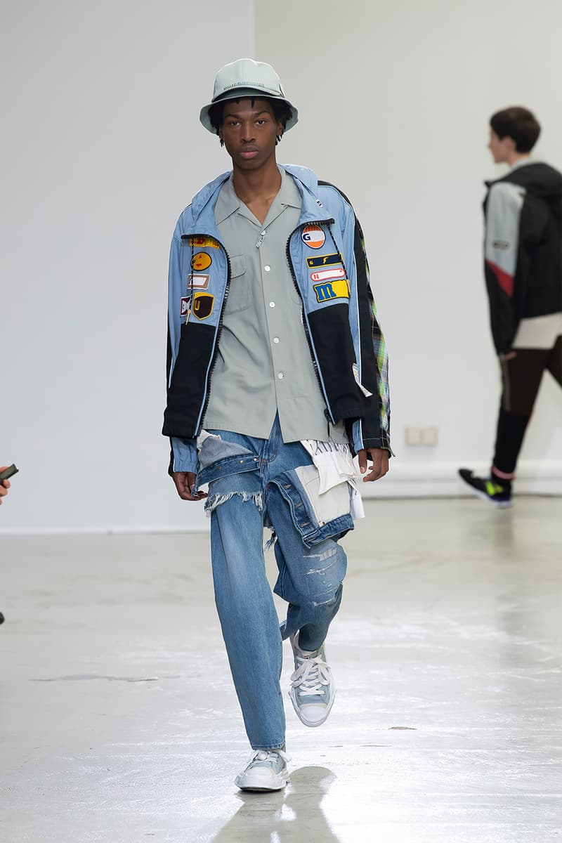 Maison Mihara Yasuhiro FW20 Paris Runway deconstruction