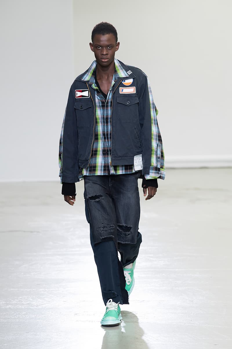 Maison Mihara Yasuhiro FW20 Paris Runway deconstruction