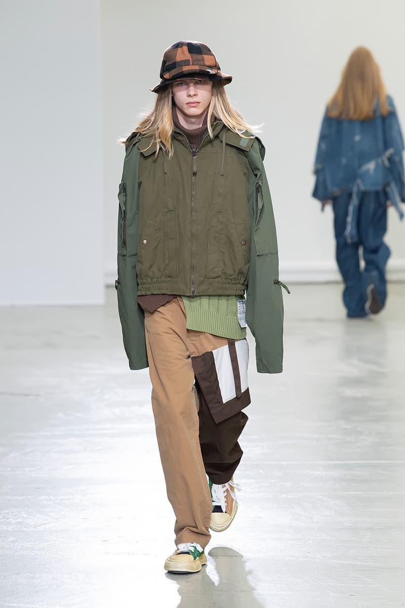 Maison Mihara Yasuhiro FW20 Paris Runway deconstruction