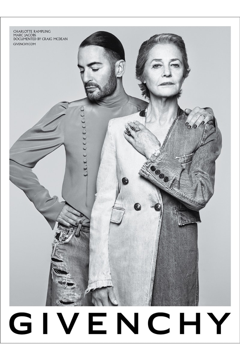 Givenchy Spring/Summer 2020 Campaign Charlotte Rampling Marc Jacobs Bond Bags Accessories