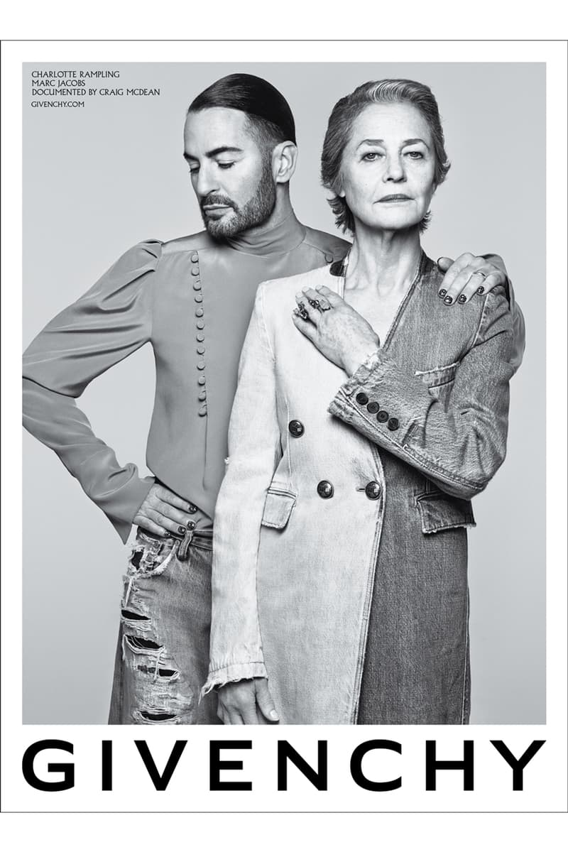Givenchy Spring/Summer 2020 Campaign Charlotte Rampling Marc Jacobs Bond Bags Accessories