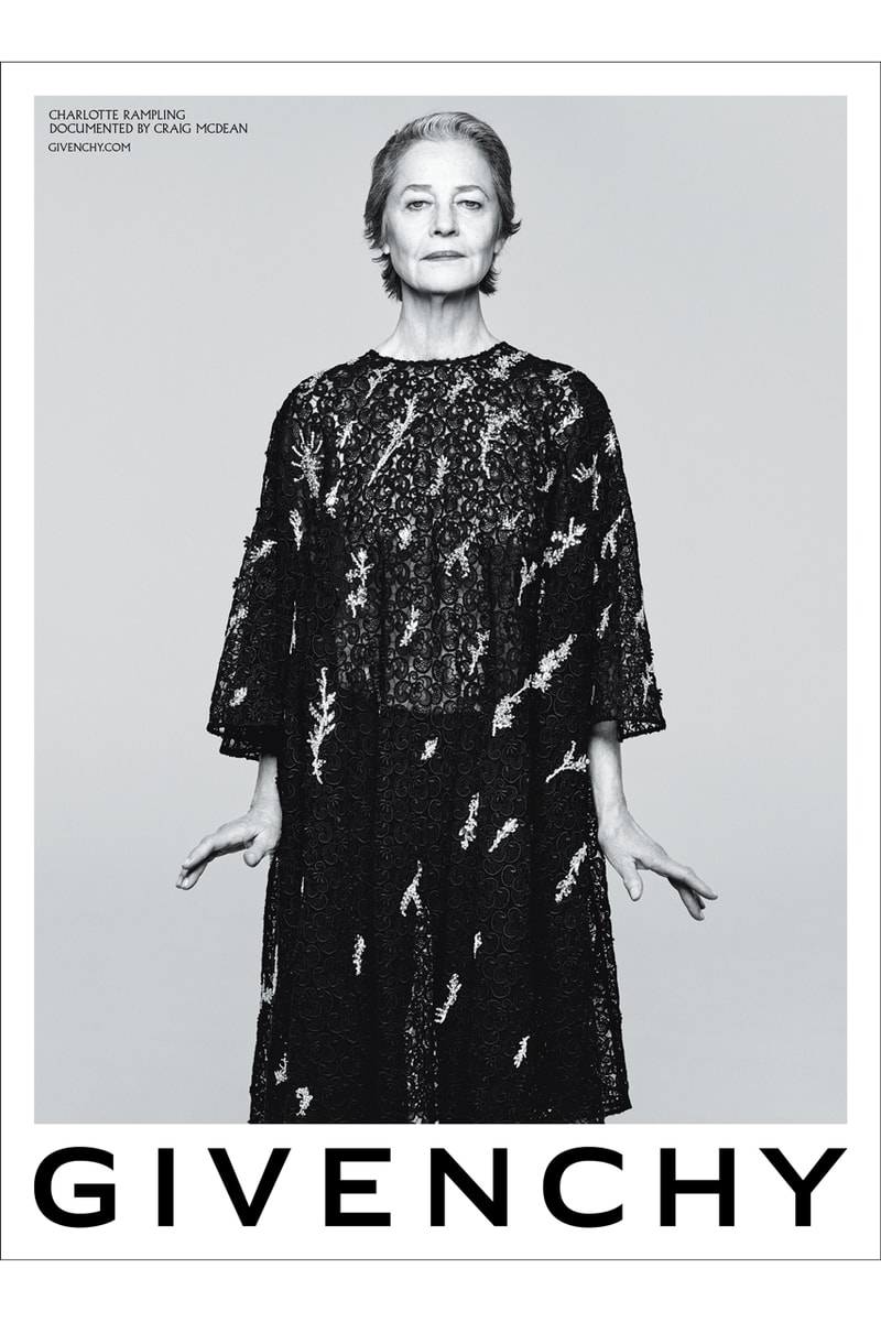 Givenchy Spring/Summer 2020 Campaign Charlotte Rampling Marc Jacobs Bond Bags Accessories