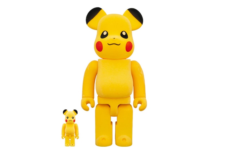 Medicom Toy BEARBRICK Pikachu 100 400 japanese graphics artwork novelties accessories collectibles plastics miniatures sculptural toymakers figures model pokemon gotta catch em all