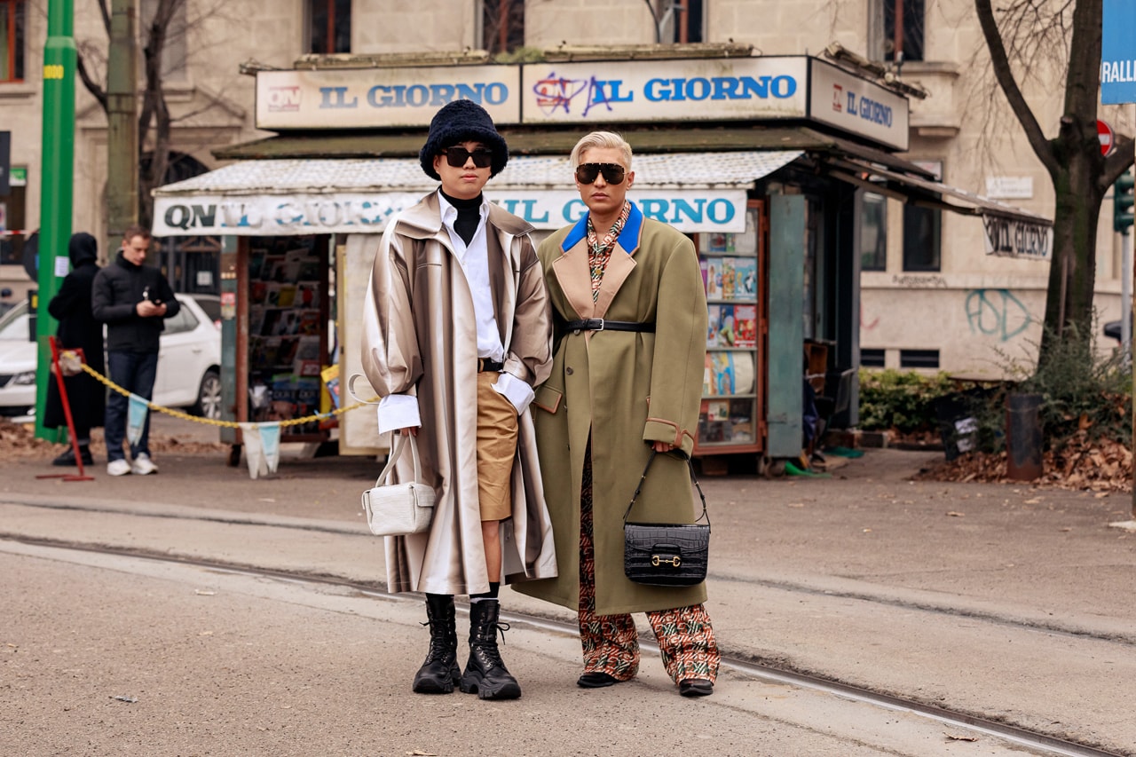 Street Style at Milan Fashion Week Fall/Winter 2020 fw20 menswear mfw snaps streetstyle