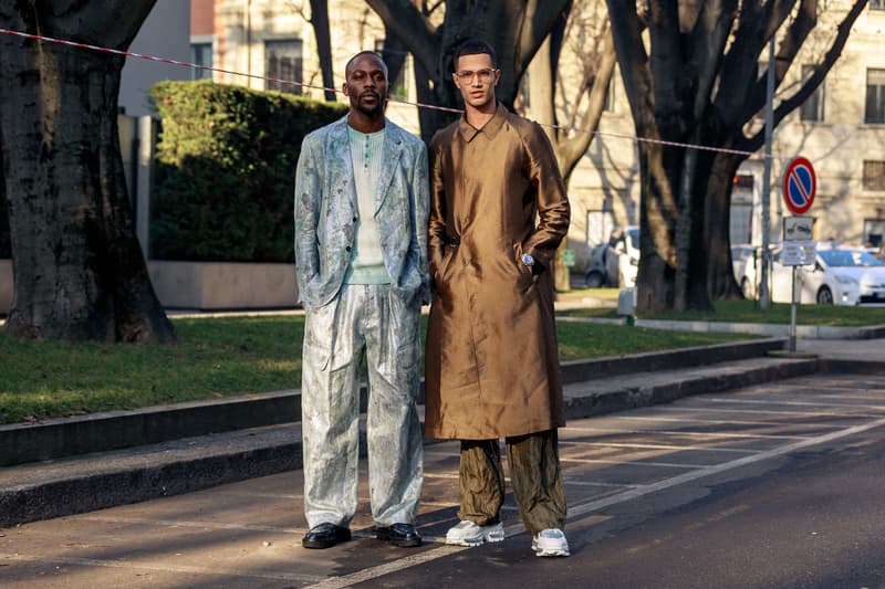 Street Style at Milan Fashion Week Fall/Winter 2020 fw20 menswear mfw snaps streetstyle