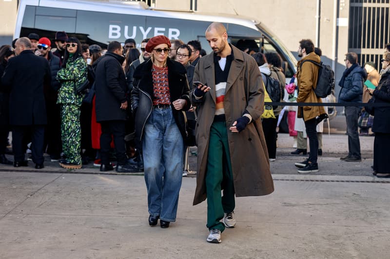 Street Style at Milan Fashion Week Fall/Winter 2020 fw20 menswear mfw snaps streetstyle