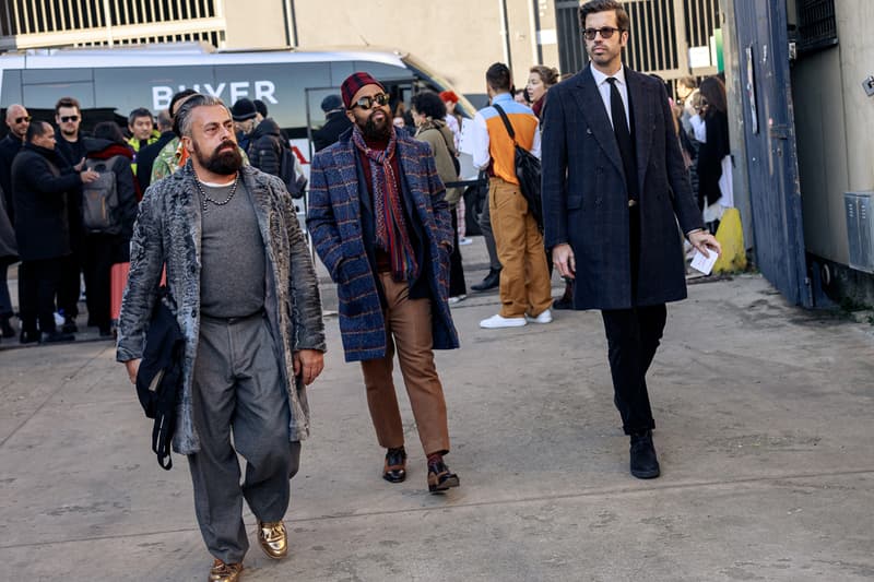 Street Style at Milan Fashion Week Fall/Winter 2020 fw20 menswear mfw snaps streetstyle