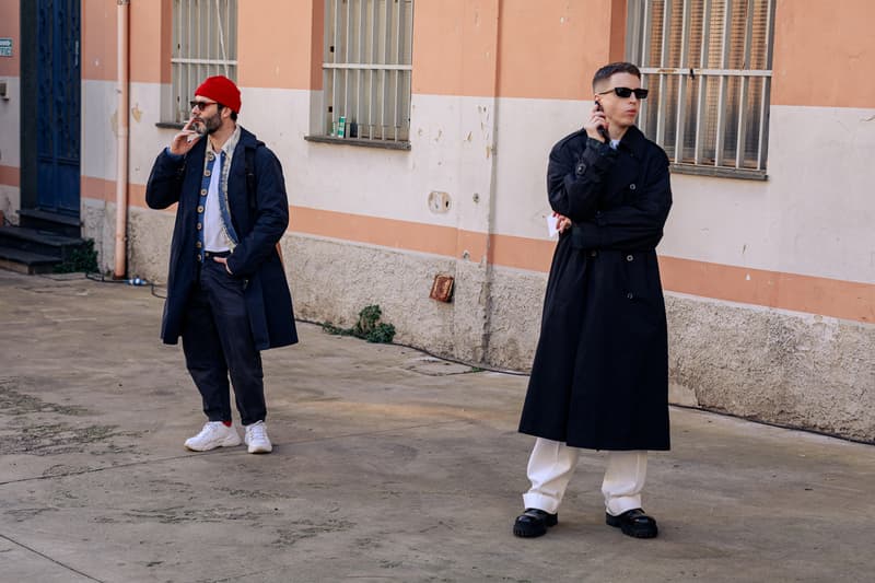 Street Style at Milan Fashion Week Fall/Winter 2020 fw20 menswear mfw snaps streetstyle