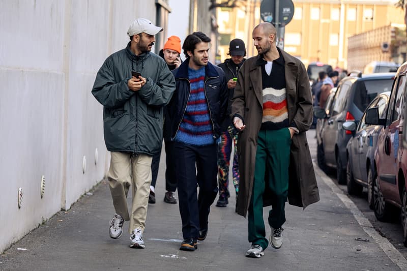 Street Style at Milan Fashion Week Fall/Winter 2020 fw20 menswear mfw snaps streetstyle