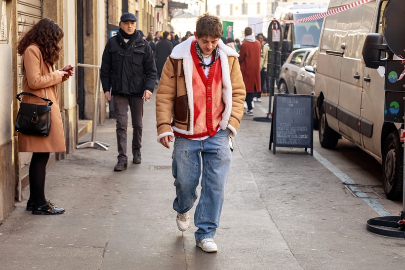Street Style at Milan Fashion Week Fall/Winter 2020 fw20 menswear mfw snaps streetstyle