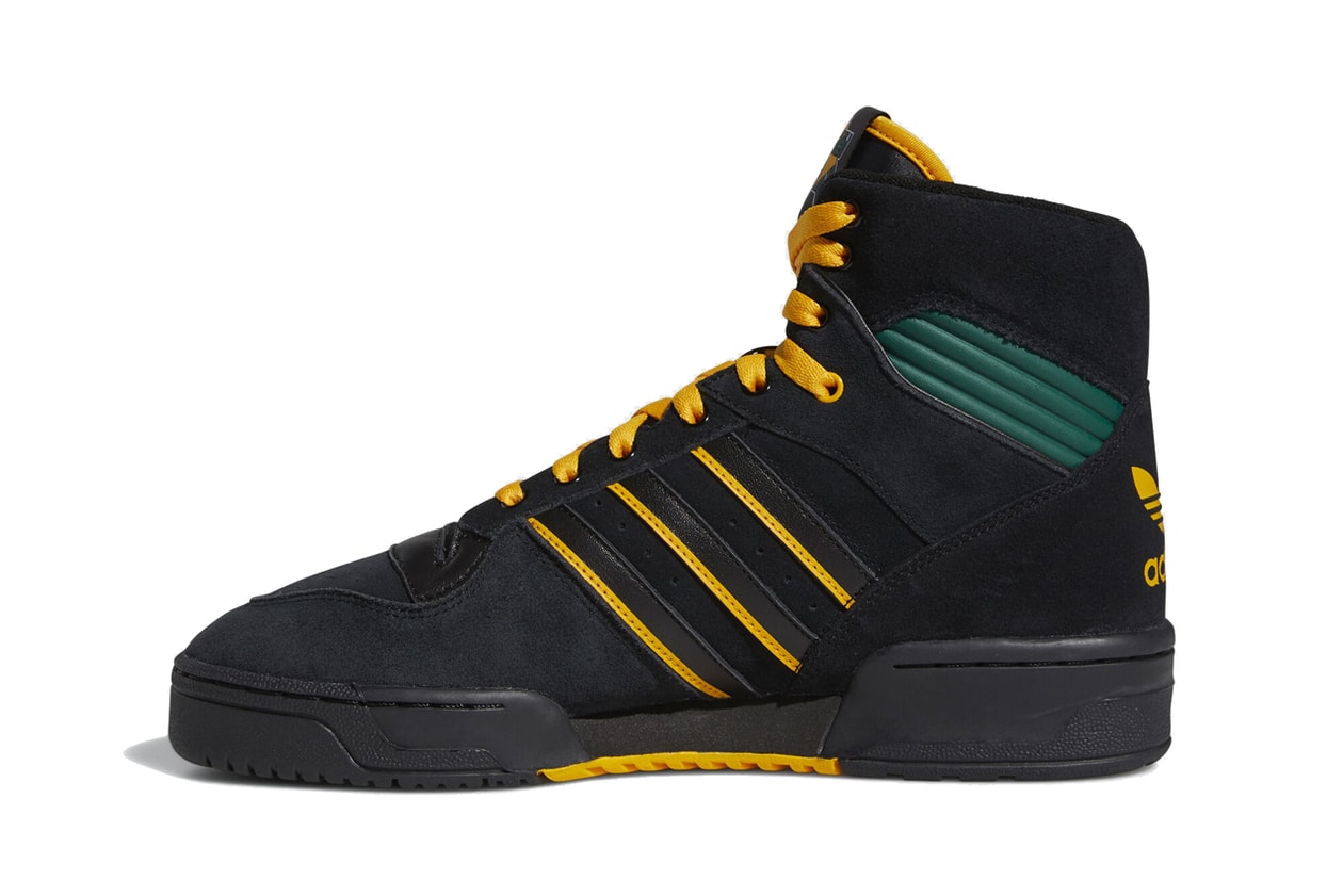 na kel nakel smith adidas rivalry hi FX2550 core black collegiate gold green release date info photos price