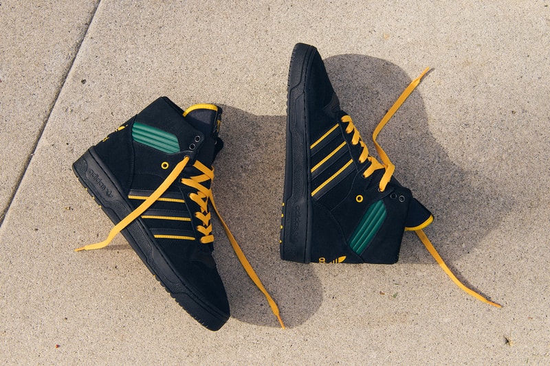 na kel nakel smith adidas rivalry hi FX2550 core black collegiate gold green release date info photos price
