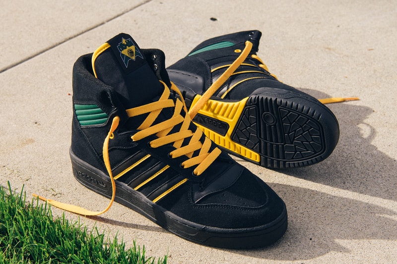 na kel nakel smith adidas rivalry hi FX2550 core black collegiate gold green release date info photos price