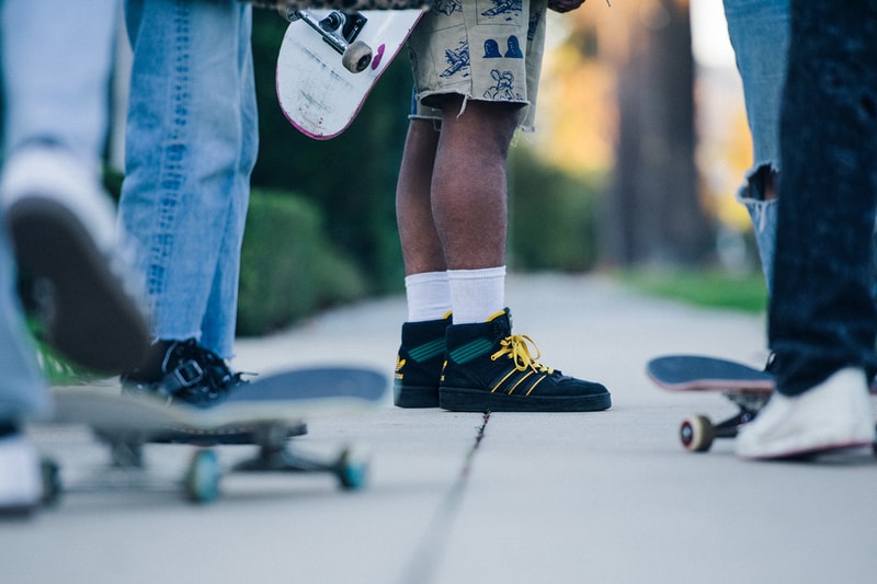 na kel nakel smith adidas rivalry hi FX2550 core black collegiate gold green release date info photos price