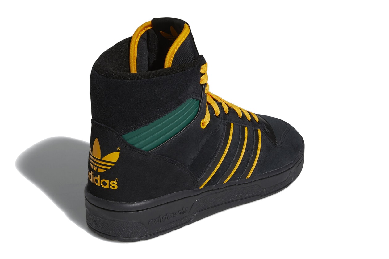 na kel nakel smith adidas rivalry hi FX2550 core black collegiate gold green release date info photos price