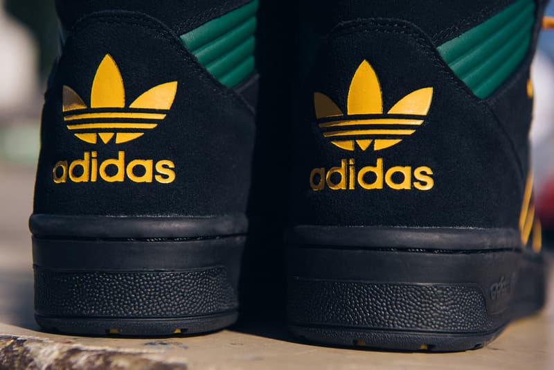 na kel nakel smith adidas rivalry hi FX2550 core black collegiate gold green release date info photos price