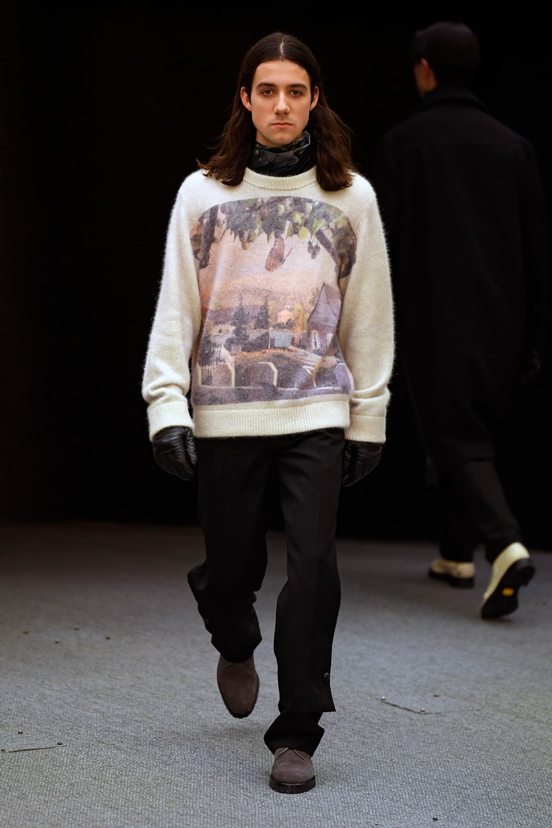 Namacheko Fall/Winter 2020 Runway Collection Paris Fashion Week Gagosian Gallery Gregory Crewdson “Somnambulism” Photographs America Suburbia Capes Dresses Jackets Coats Sweatshirts Shirts 