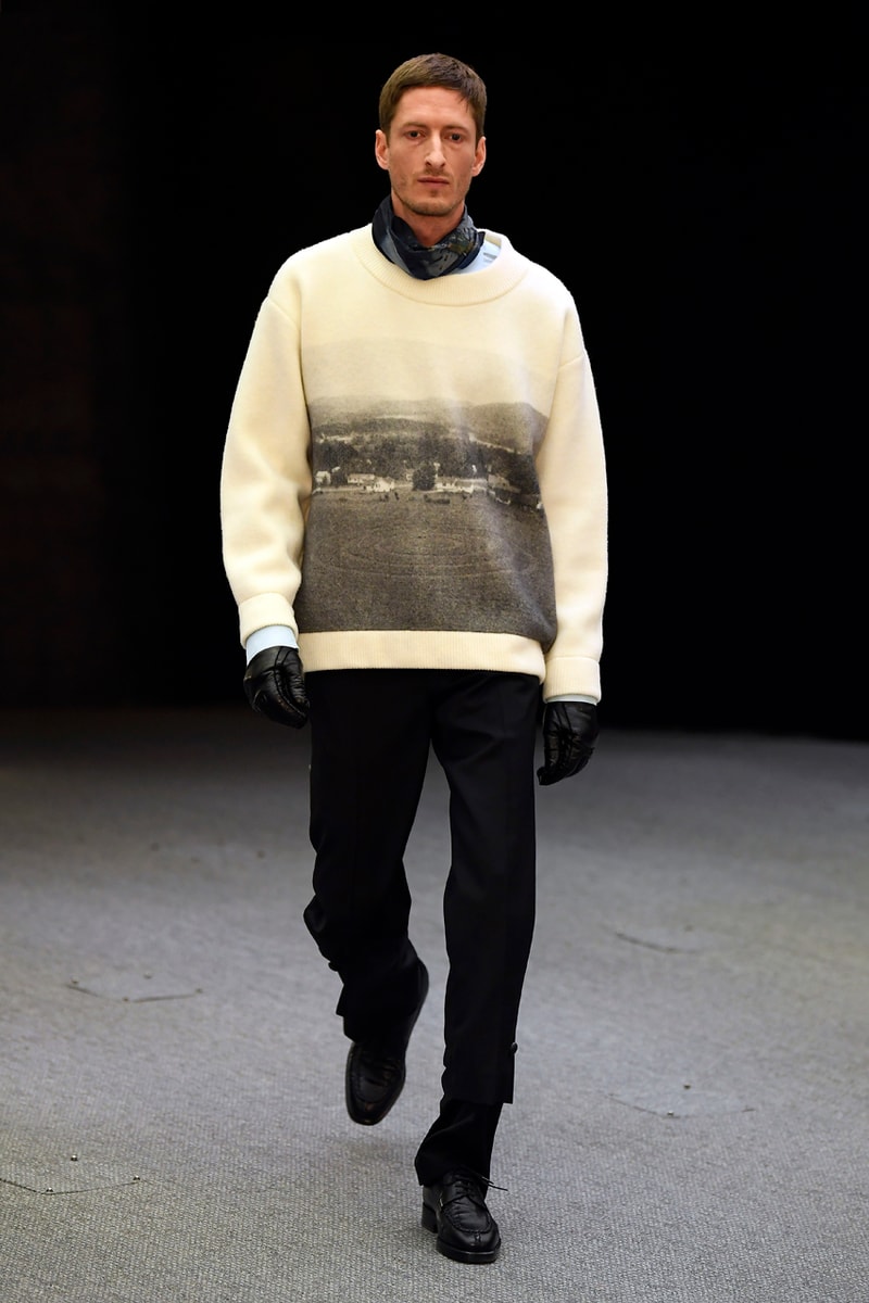 Namacheko Fall/Winter 2020 Runway Collection Paris Fashion Week Gagosian Gallery Gregory Crewdson “Somnambulism” Photographs America Suburbia Capes Dresses Jackets Coats Sweatshirts Shirts 